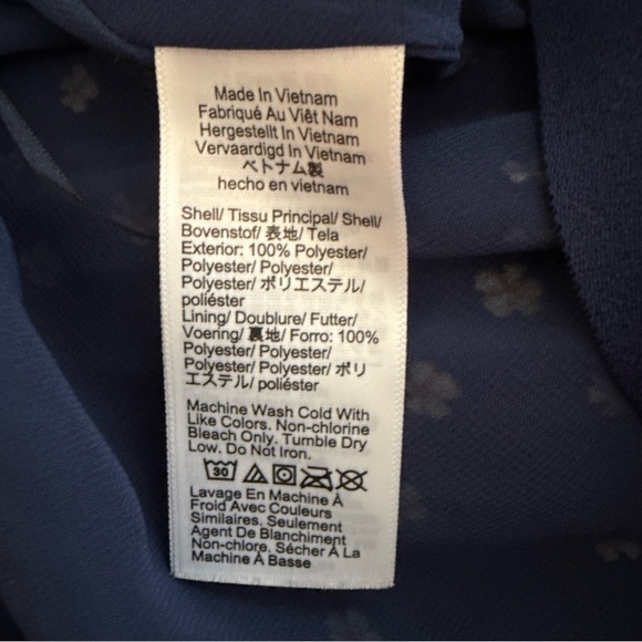 J.Crew Pleated Pull-on Luster Charmeuse Midi Skirt Navy Floral Plus Size 2X - Picture 6 of 8